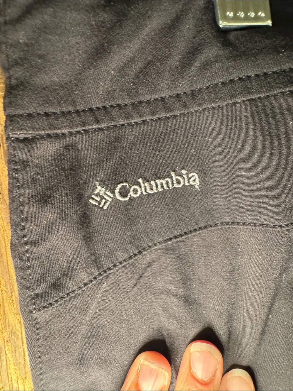 Columbia Black Women's Drawstring Hiking Pants - Picture 8 of 9